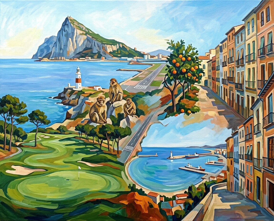 Alcaidesa im Stil von Cézanne (2)