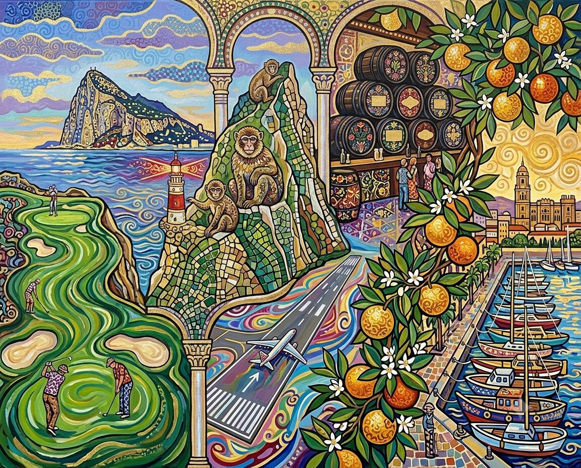 Alcaidesa im Stil von Klimt