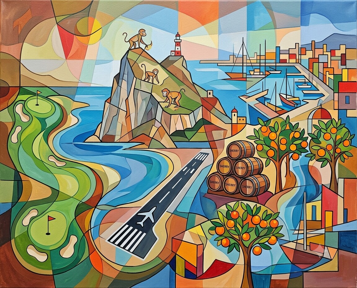 Alcaidesa im Stil von Klee
