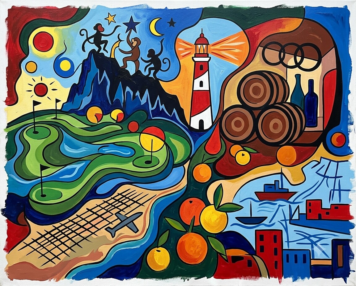 Alcaidesa im Stil von Miró