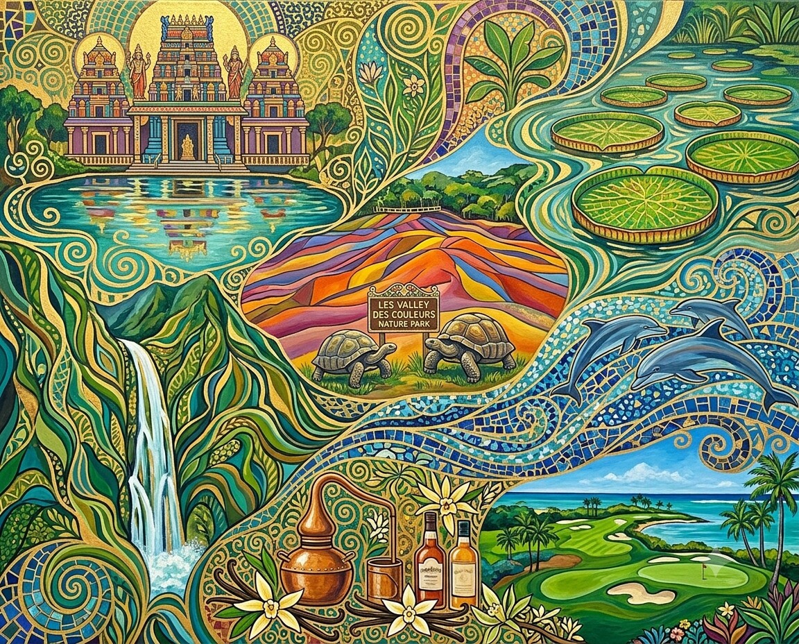 Mauritius im Stil von Klimt