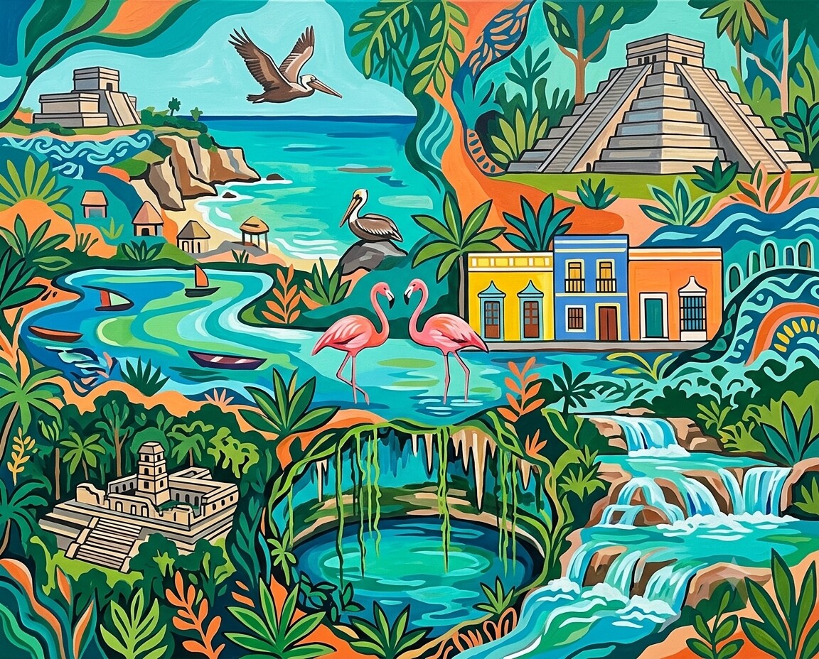 México im Stil von Matisse