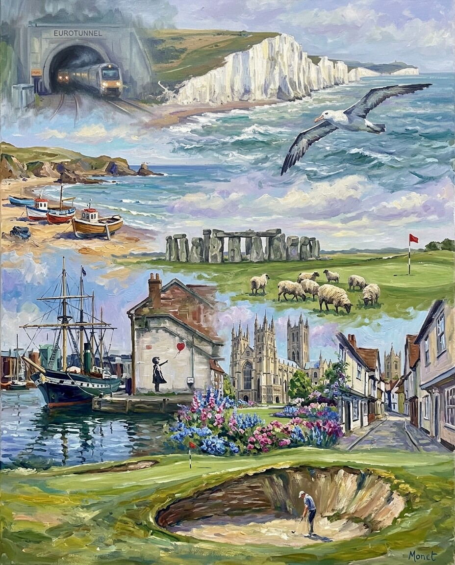 Südengland im Stil von Monet