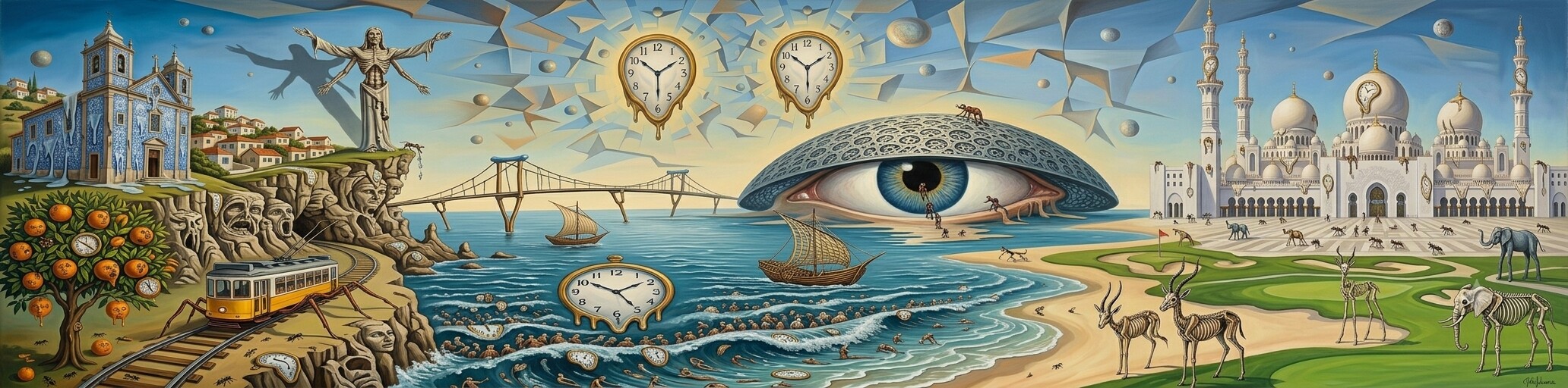 Startseite im Stil von Dalí