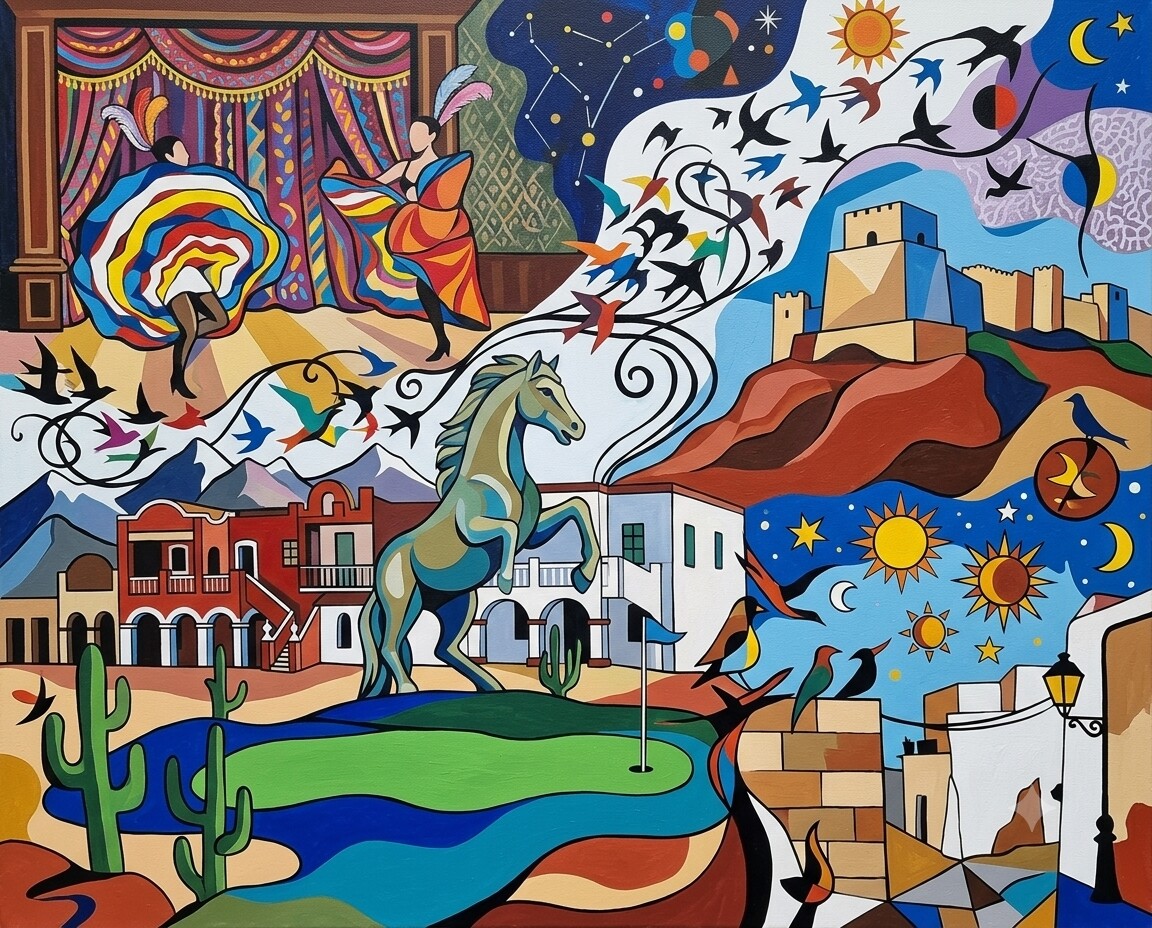 Vera im Stil von Miró