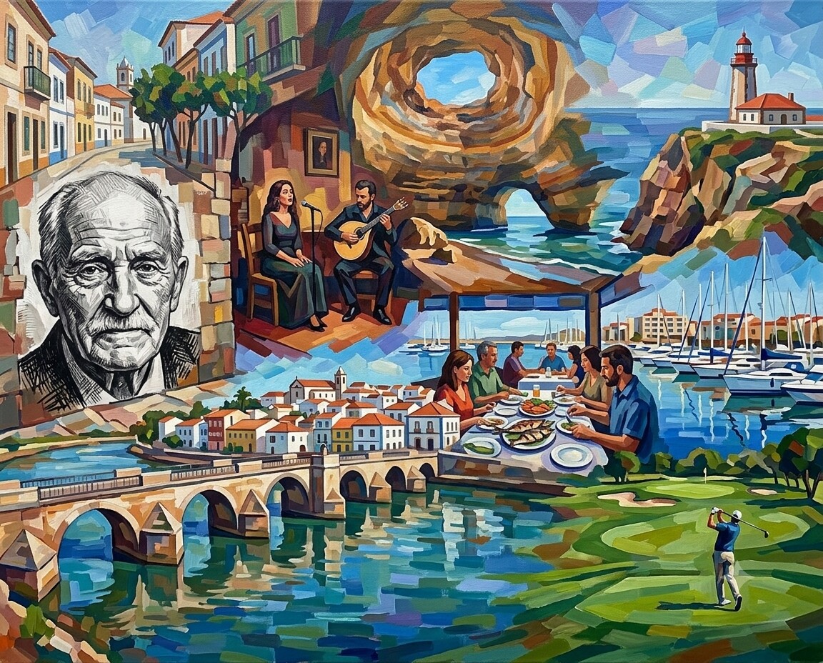 Vilamoura im Stil von Cézanne