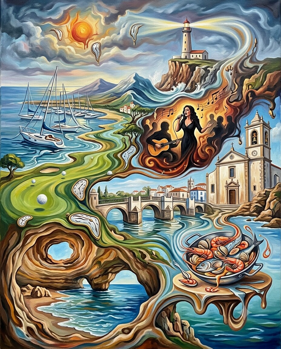Vilamoura im Stil von Dalí
