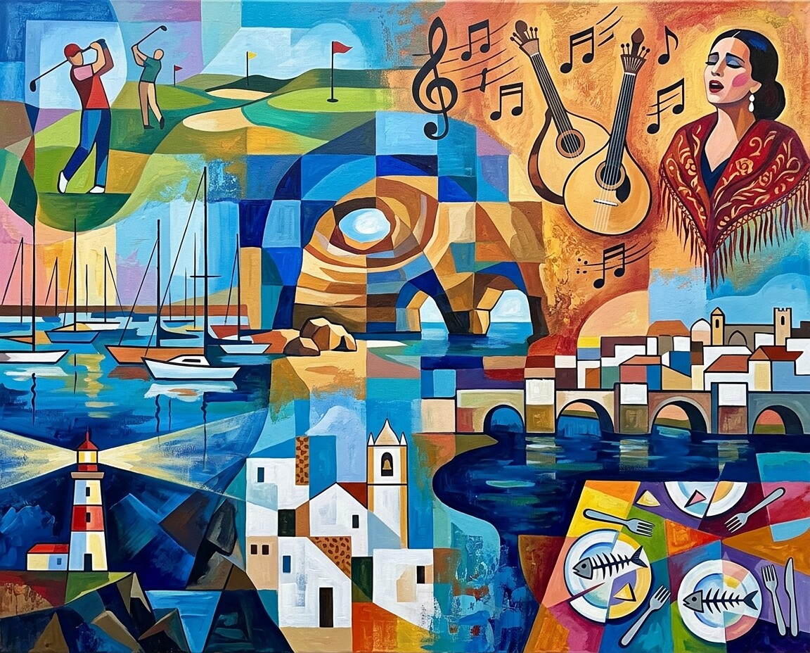 Vilamoura im Stil von Klee