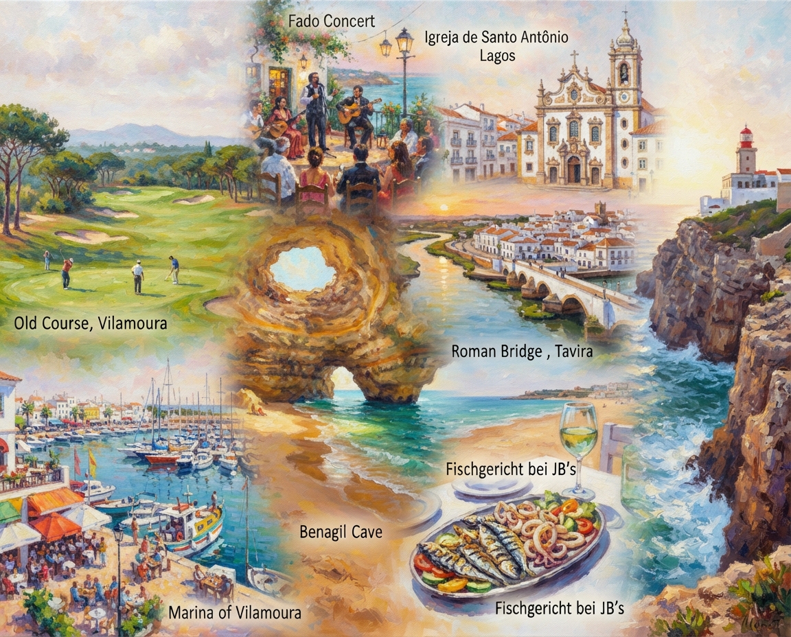 Vilamoura im Stil von Monet