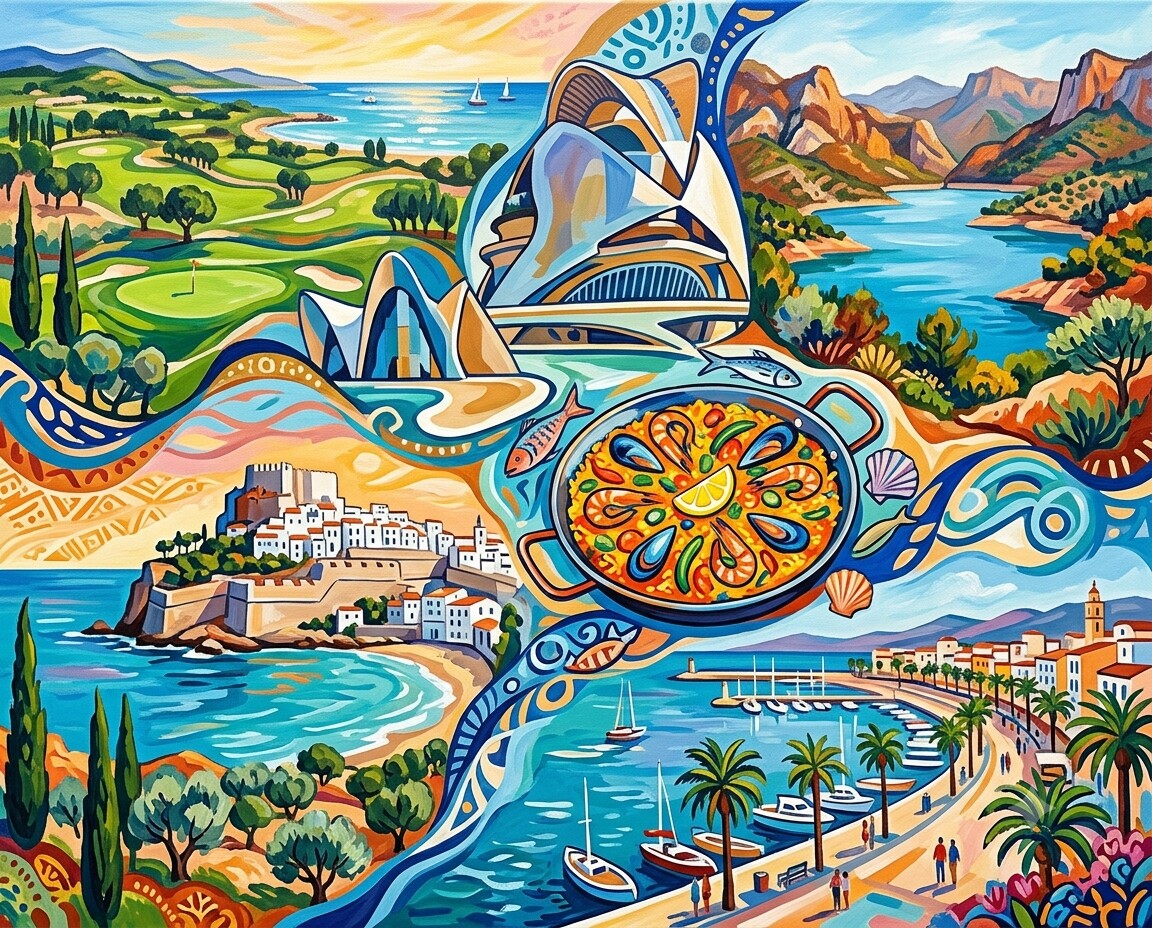 Vinaròs im Stil von Matisse